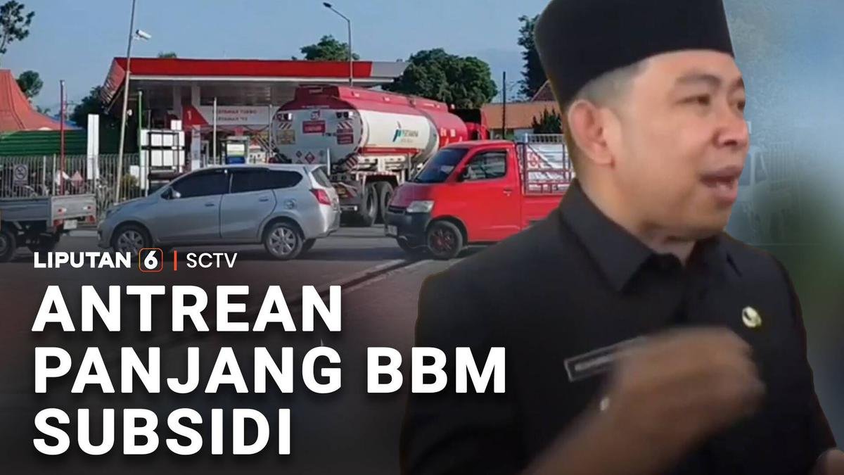Antrean Panjang BBM Subsidi di Jember
