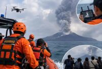 Kehilangan Kontak Lima Jurnalis di Sekitar Anak Krakatau