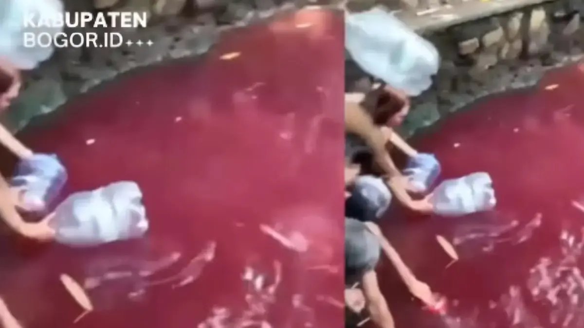 Fenomena Ajaib Mata Air Kemerahan di Bogor Fenomena Ajaib Mata Air Kemerahan di Bogor