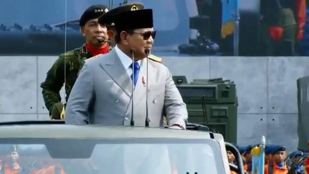 Prabowo Pimpin HUT Ke-81 TNI, SBY dan Jokowi Hadir di Cilangkap