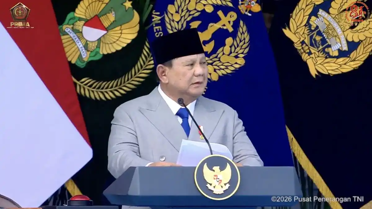 Prabowo Resmikan Enam Kodam dan 204 Satuan Baru TNI Prabowo Resmikan Enam Kodam dan 204 Satuan Baru TNI