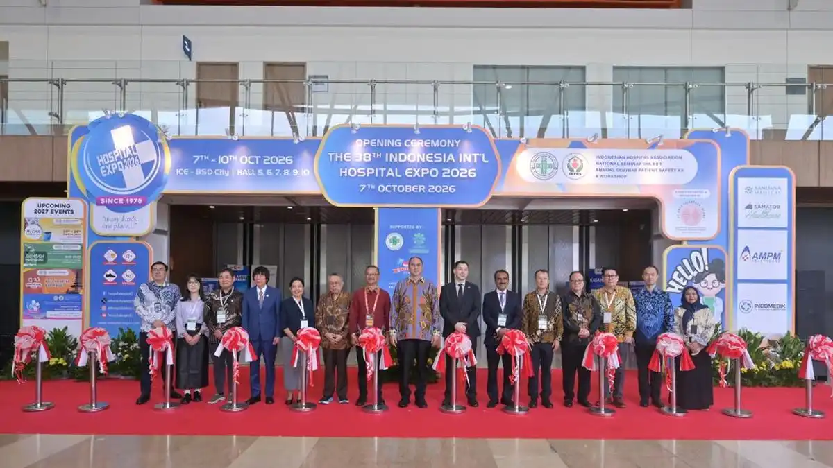Bawa Teknologi Berbasis AI, Hospital Expo ke-38 Digelar 7-10 Oktober Bawa Teknologi Berbasis AI, Hospital Expo ke-38 Digelar 7-10 Oktober