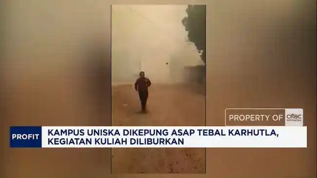 Asap Karhutla Selimuti Kampus Uniska, Perkuliahan Dihentikan Sementara
