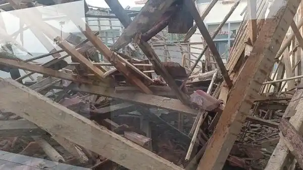 Empat Ruang SDN 3 Cihirup Kuningan Ambruk, Kegiatan Belajar Terganggu