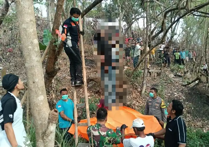 Warga Sentul Lio Temukan Pria Tewas Tergantung di Pohon Petai Cina
