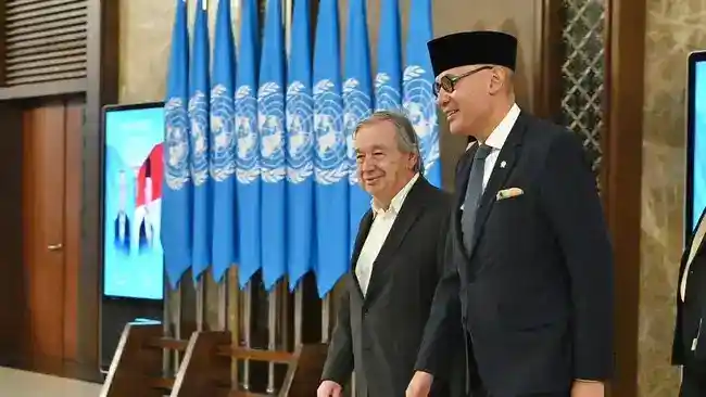 Sekjen PBB Tiba di Indonesia, Dijadwalkan Bertemu Prabowo dan Kunjungi Pusat Misi Perdamaian Sekjen PBB Tiba di Indonesia, Dijadwalkan Bertemu Prabowo dan Kunjungi Pusat Misi Perdamaian