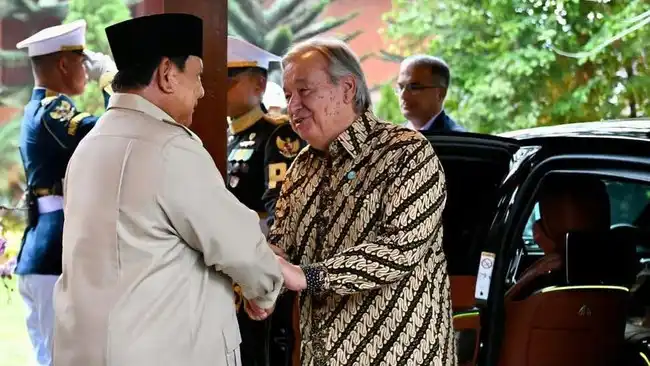 Pertemuan Prabowo dan António Guterres di Hambalang Bahas Kerja Sama Global Pertemuan Prabowo dan António Guterres di Hambalang Bahas Kerja Sama Global