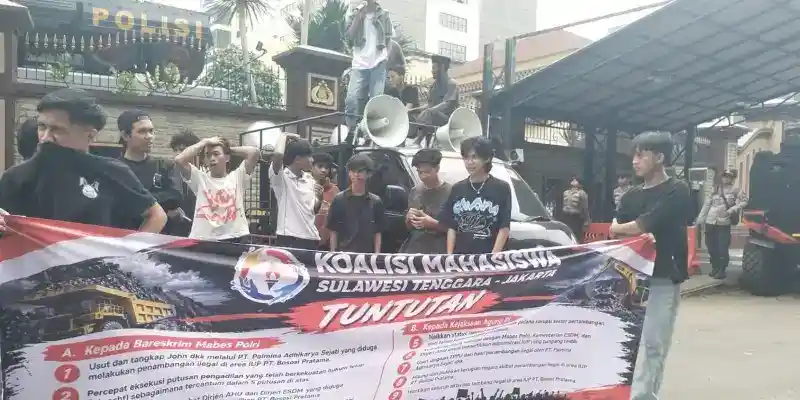 Koalisi Mahasiswa Sulawesi Tenggara-Jakarta Desak Penindakan Tambang Ilegal