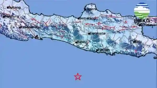 Gempa M 5,4 Terjadi di Barat Daya Gunungkidul, BMKG Minta Susulan