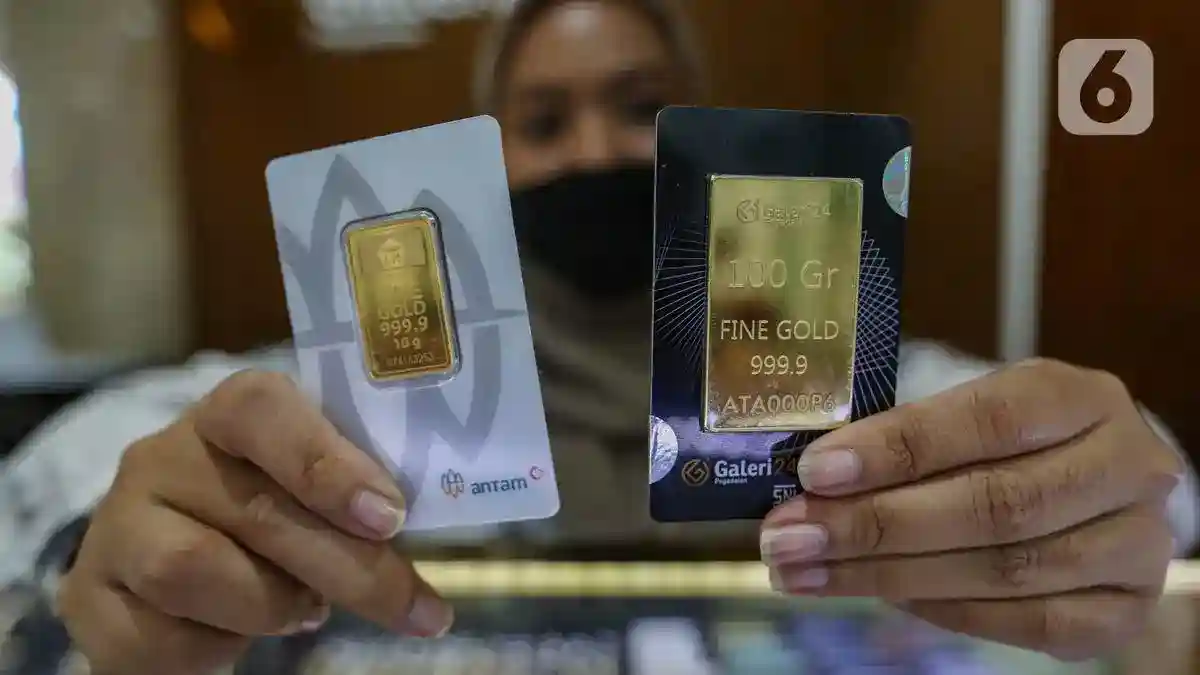 Harga Emas Antam Turun Rp20.000, Buyback Menjadi Rp2.276.000 per Gram